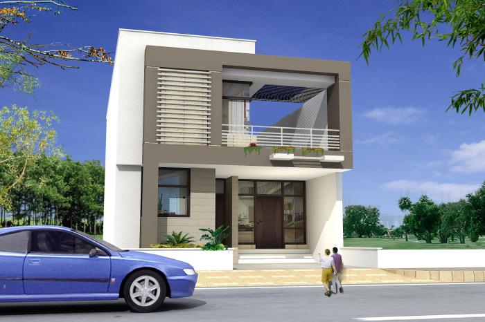 House 3d plan design floor contemporary plans houses kerala roof flat laterite stone style bedrooms wall