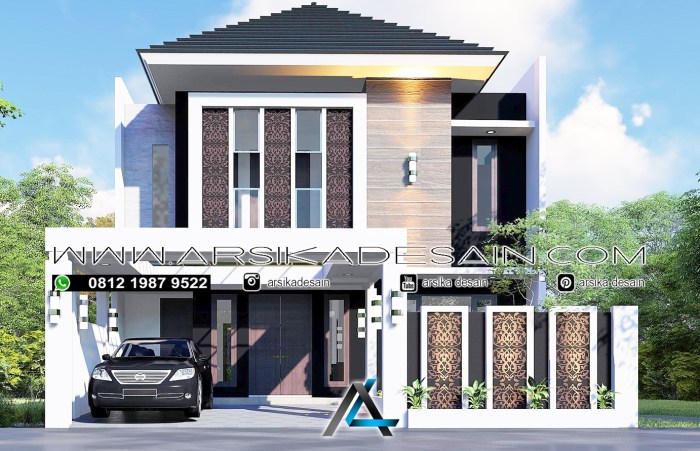 Desain rumah ukuran 20x10