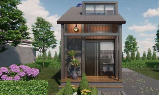 Desain Rumah Minimalis Ukuran 3×6 Meter