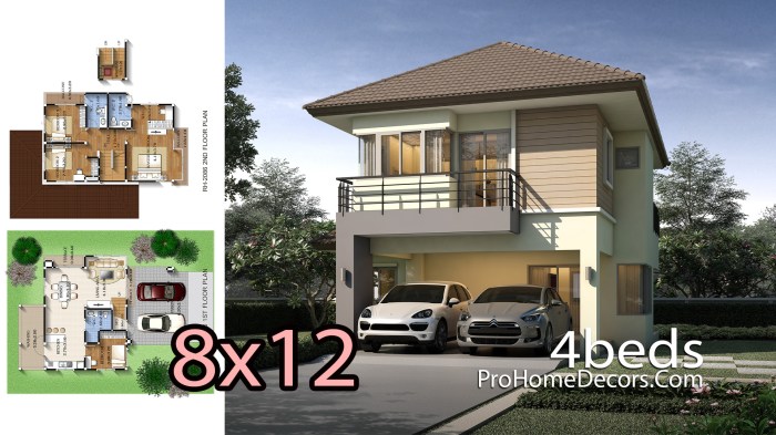 Desain rumah uk 8x12