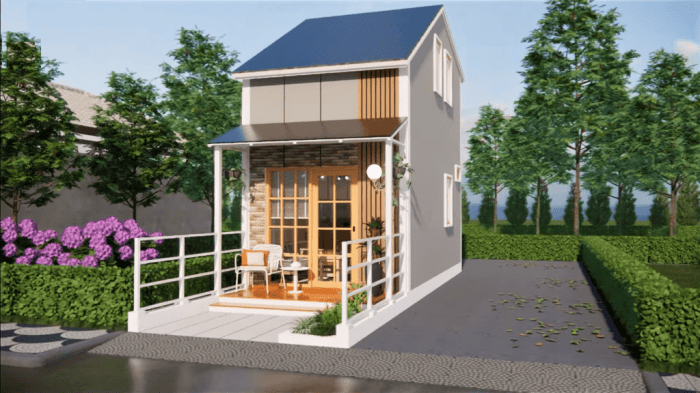 Desain rumah minimalis ukuran 3x6