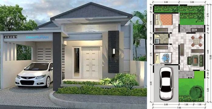 Desain rumah type 45 120