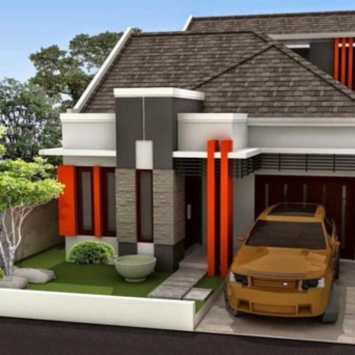 Desain rumah minimalis type 60 120