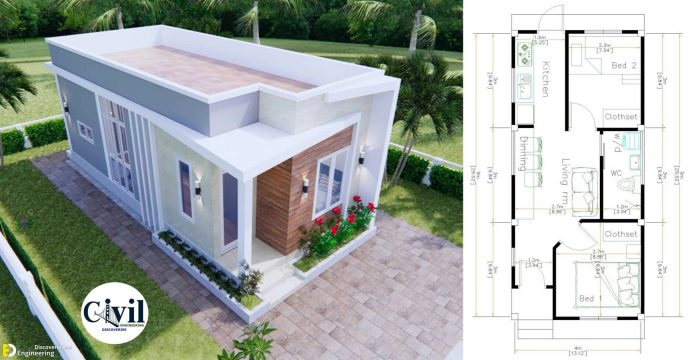 Desain rumah minimalis ukuran 6x10 1 lantai