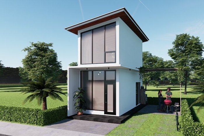 Desain rumah minimalis ukuran 3x6