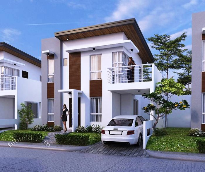 Desain rumah minimalis modern 2 lantai terbaru