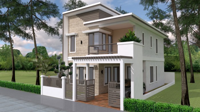 Desain rumah type 45 120